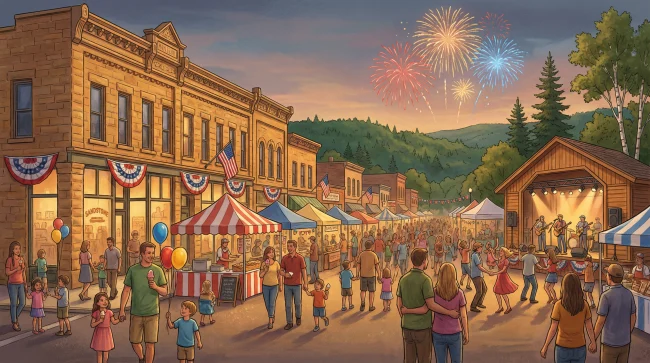 Quarry Days community event banner in Sandstone MN