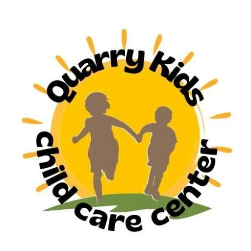 Quarry Kids Child Care Center logo with sun and children